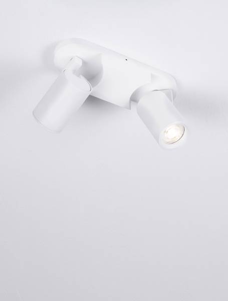 Deckenleuchte Esto Aluminium - Weiß - Flammenanzahl: 2