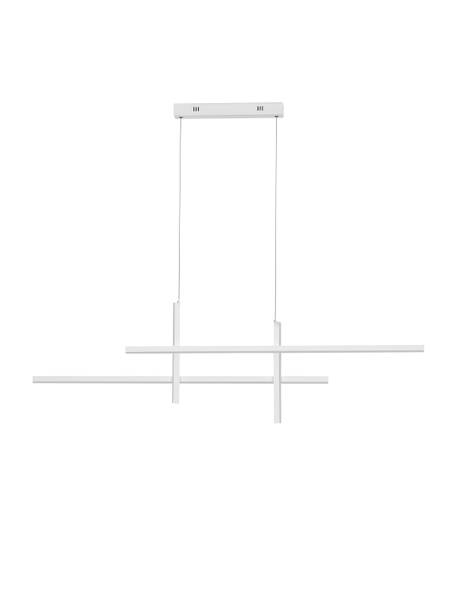 Hanglamp Marisol aluminium/acrylglas - wit