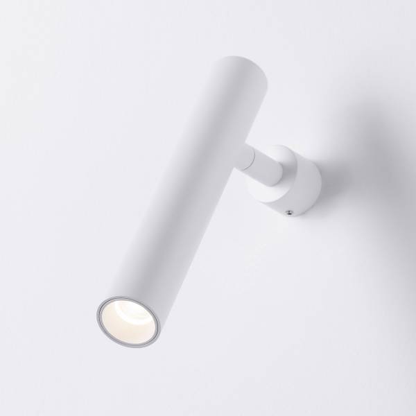 Wandleuchte Arlo Aluminium - Weiß