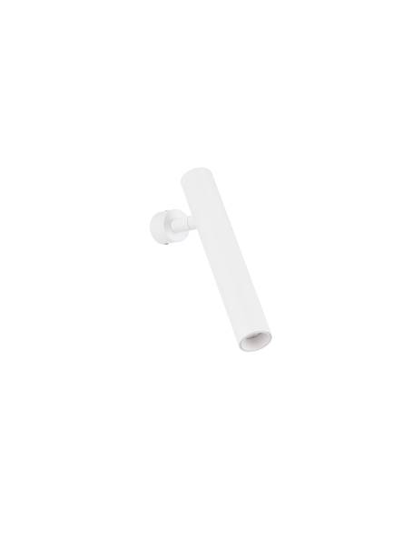 Wandleuchte Arlo Aluminium - Weiß