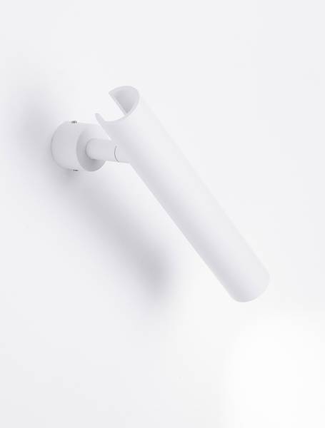 Wandleuchte Arlo Aluminium - Weiß