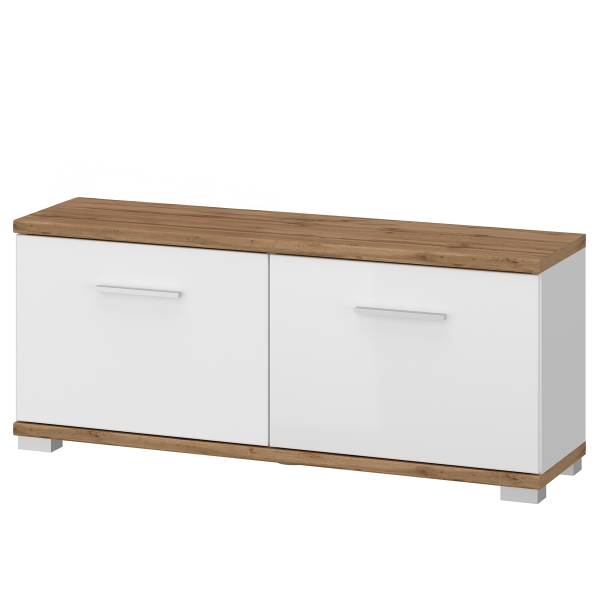 Set di 6 mobili Cimadu Bianco / Effetto rovere