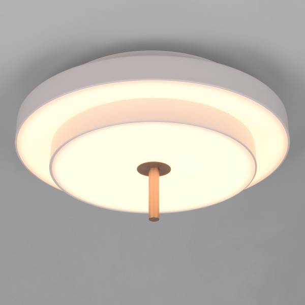 LED-plafondlamp Keaton grijs
