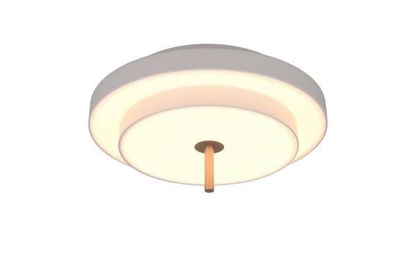 LED-plafondlamp Keaton grijs
