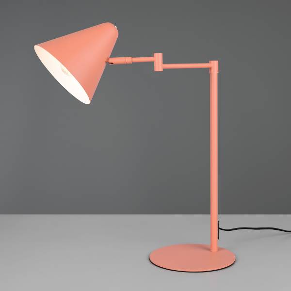 Tischleuchte Cosima Eisen - 1-flammig - Orange