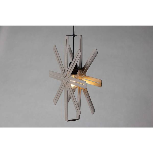 Stella da appendere Säfsen Acciaio - Marrone - 1 punti luce - Diametro: 40 cm