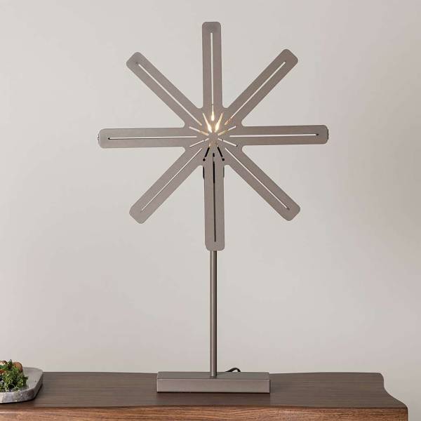 Stella decorativa Säfsen Acciaio - Marrone - 1 punti luce - Altezza: 67 cm
