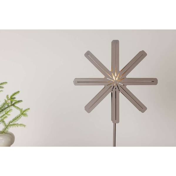 Stella decorativa Säfsen Acciaio - Marrone - 1 punti luce - Altezza: 67 cm