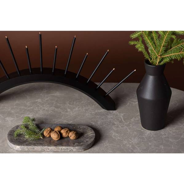 Arco luminoso Kettilsås MDF - Nero - 13 punto luce