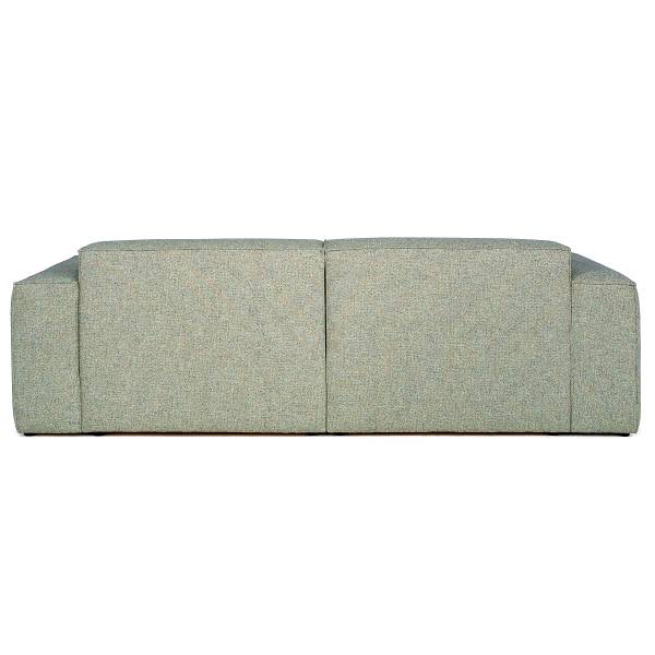 Slaapbank LORALAI Geweven stof Hevi: Beige-groen