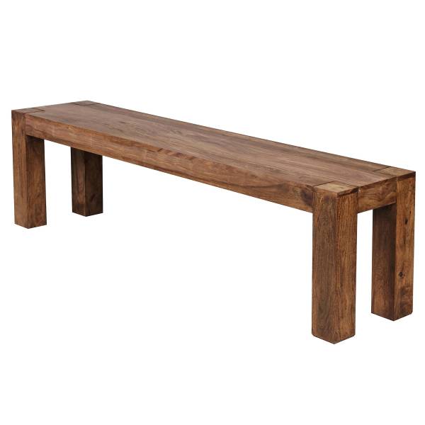 Massive Sitzbank Bozbay Sheesham Honig Hell - Breite: 160 cm