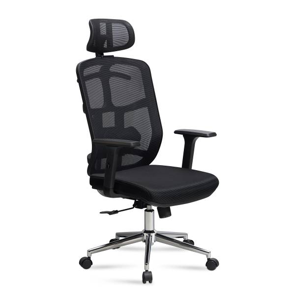 Sedia da ufficio Girin Mesh - Nero