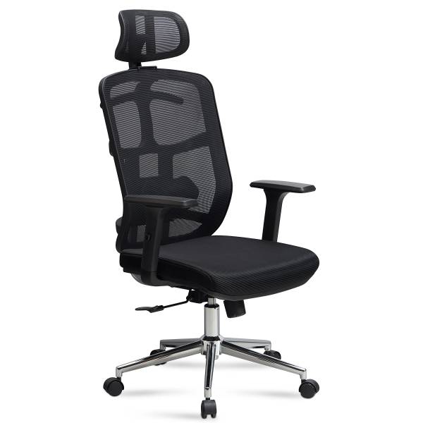 Sedia da ufficio Girin Mesh - Nero