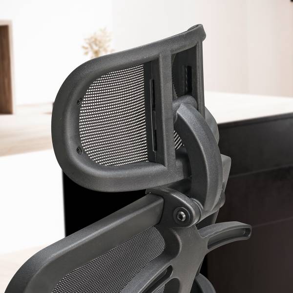 Sedia da ufficio Girin Mesh - Nero