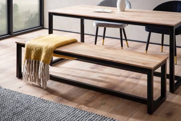 Massive Sitzbank Sadiou Breite: 120 cm