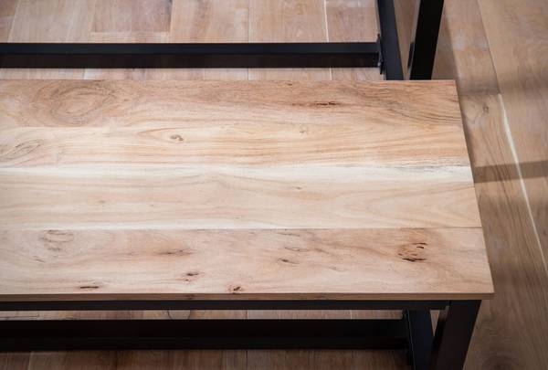 Massive Sitzbank Sadiou Breite: 120 cm