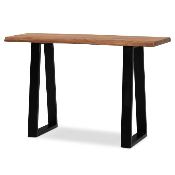Scrivania in legno massello Sesema Acacia Massello / Ferro