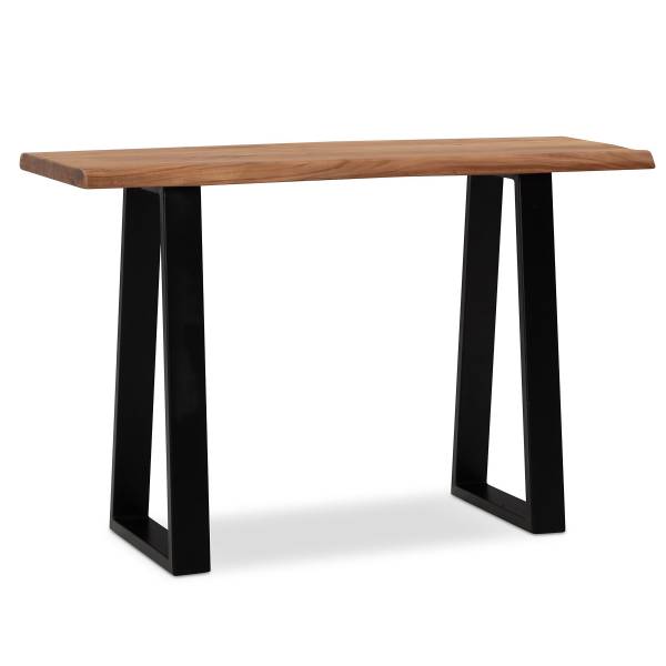 Scrivania in legno massello Sesema Acacia Massello / Ferro