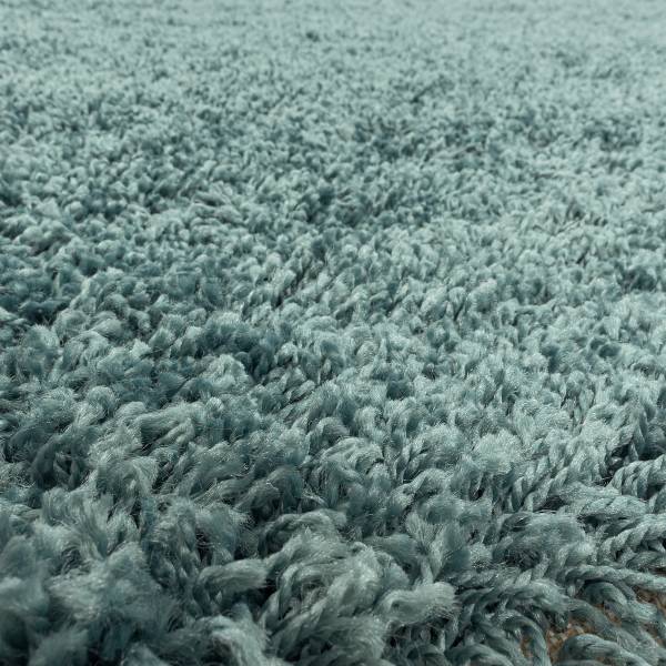 Hochflorteppich Sydney 3000 Mischgewebe - Türkis - 300 x 400 cm