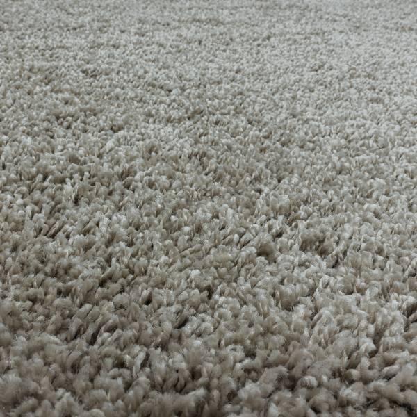 Hochflorteppich Sydney 3000 rund Mischgewebe - Creme - Durchmesser: 200 cm