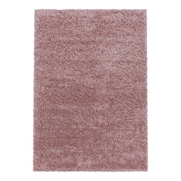 Hochflorteppich Sydney 3000 Mischgewebe - Rosa - 240 x 340 cm