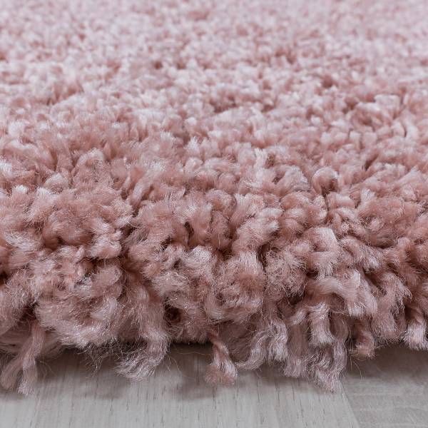 Hochflorteppich Sydney 3000 Mischgewebe - Rosa - 240 x 340 cm