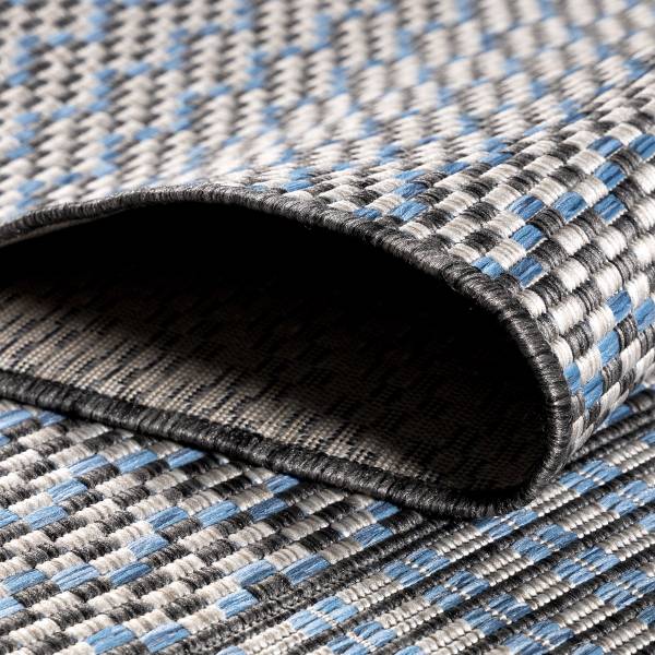 Outdoorteppich Sunny 4419 Polypropylene / Polyester - Grau - 160 x 230 cm