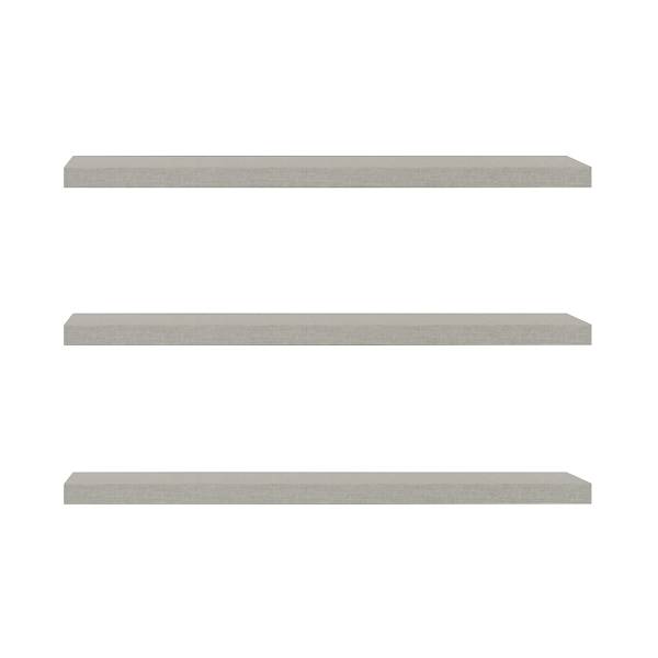 Einlegeboden Adaway - 2,2 cm 3er-Set Grau - Breite: 58 cm