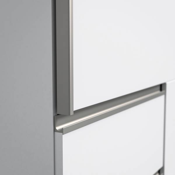 Zweefdeurkast Tover spiegel wit