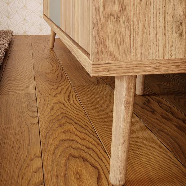 Armadio battente Sayeti Salvia / Effetto rovere