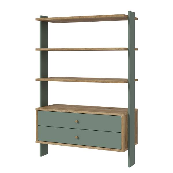 Regal Sayeti Salbei / Eiche Mauvella Dekor