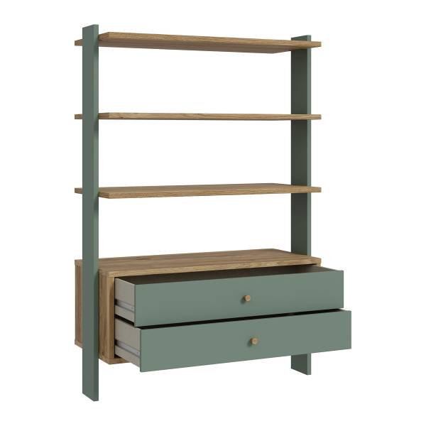 Regal Sayeti Salbei / Eiche Mauvella Dekor