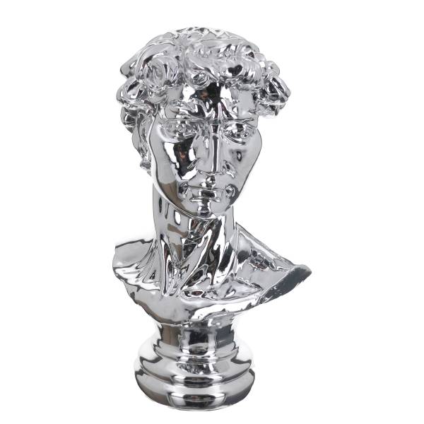 Figur David Davidskopf Silber - Kunstharz - 25 x 38 x 17 cm