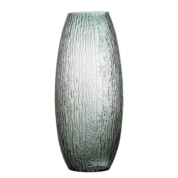 Vaas Brock grijs - gekleurd glas - Hoogte: 50 cm