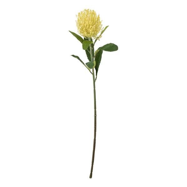 Fleur artificielle Needle Jaune - Polyéthylène - Hauteur : 61 cm