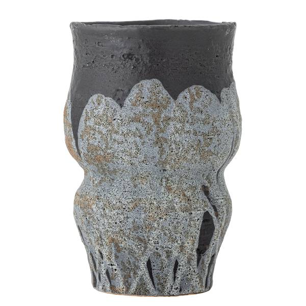 Blumentopf Neeson Steingut - Braun