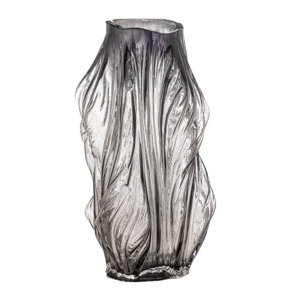 Vase Tulla Glas - Grau