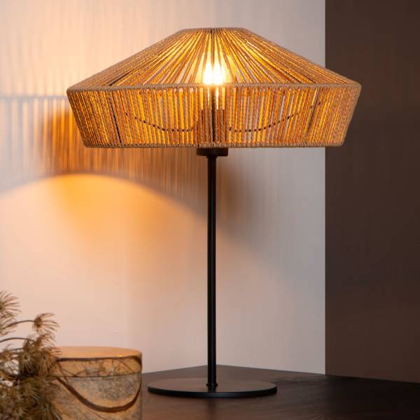 Tischleuchte Yunkai Papier - Braun