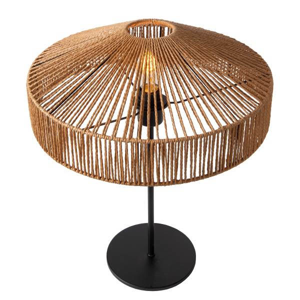 Tischleuchte Yunkai Papier - Braun