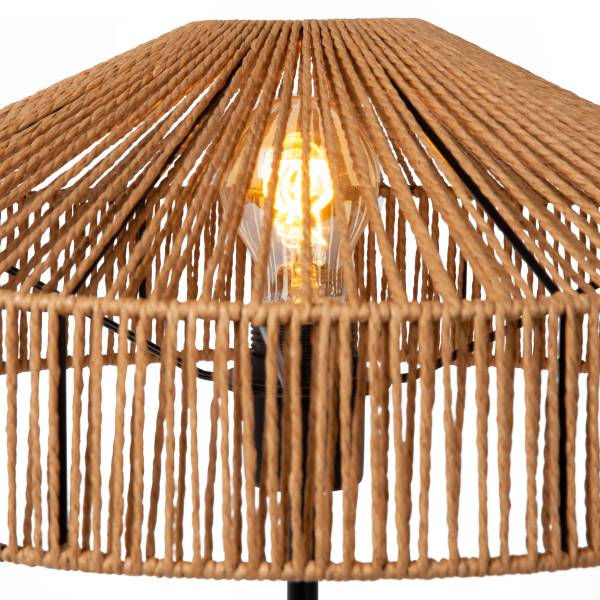 Tischleuchte Yunkai Papier - Braun