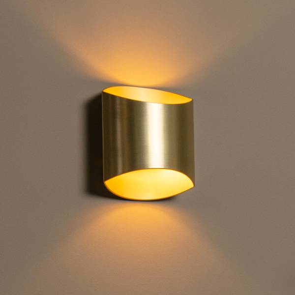Wandleuchte Diletta Aluminium - Gold