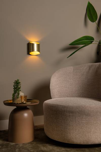 Wandleuchte Diletta Aluminium - Gold