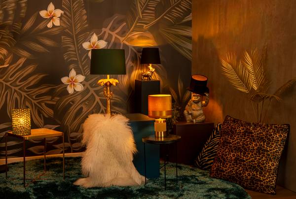 Tischleuchte Coconut Polypropylen - Gold