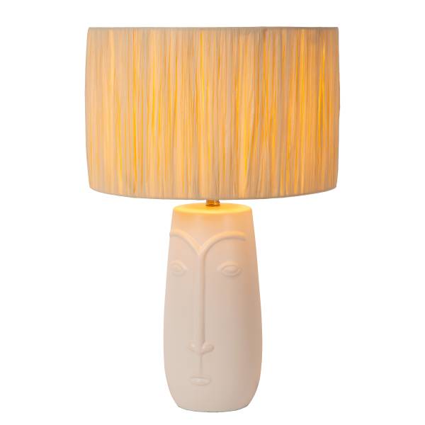 Tischleuchte Viso Keramik - Weiß