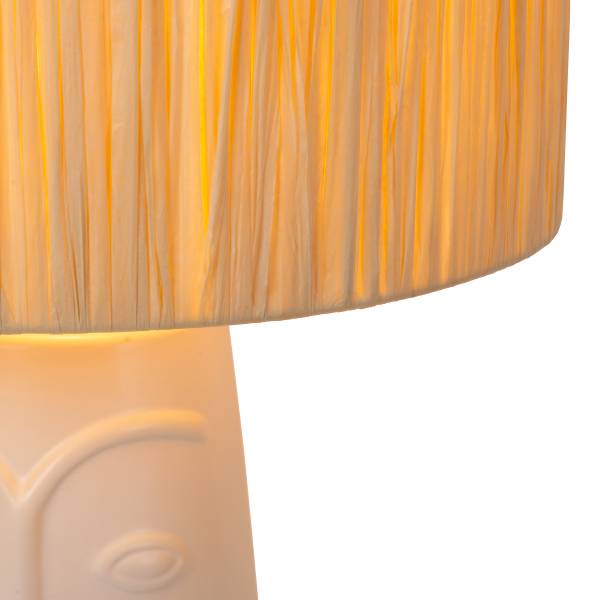 Tischleuchte Viso Keramik - Weiß