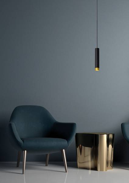 Pendelleuchte Floris Aluminium - Schwarz