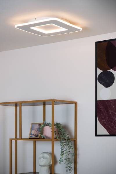 LED Deckenleuchte Axelle Polypropylen - Weiß