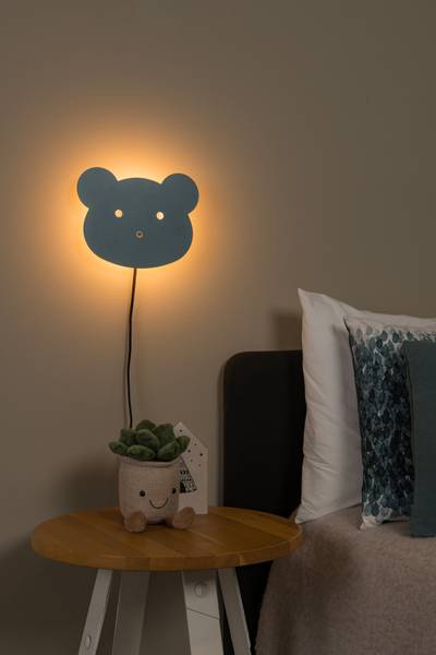 LED Kinderzimmerleuchte Carlie Typ B Eisen - Blau