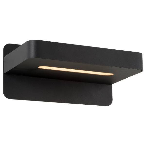 LED Wandleuchte Atkin Eisen - Schwarz