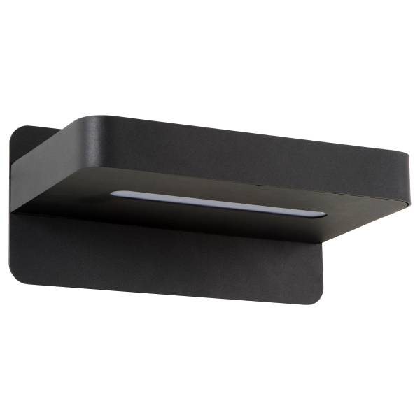 LED Wandleuchte Atkin Eisen - Schwarz